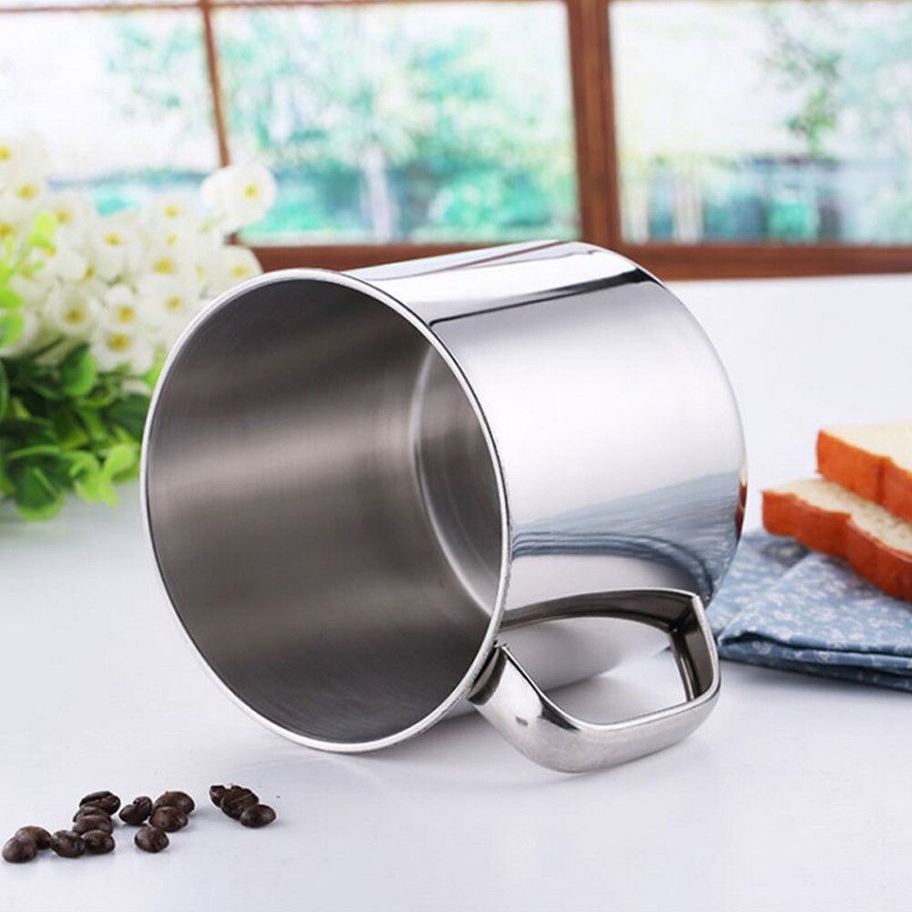 Multi Purpose Metal Camping Cup with Lid