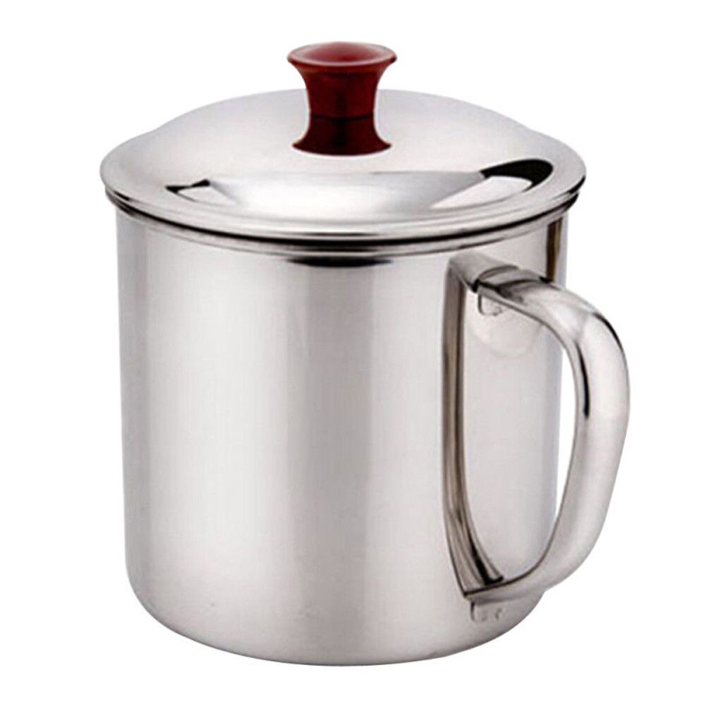 Multi Purpose Metal Camping Cup with Lid