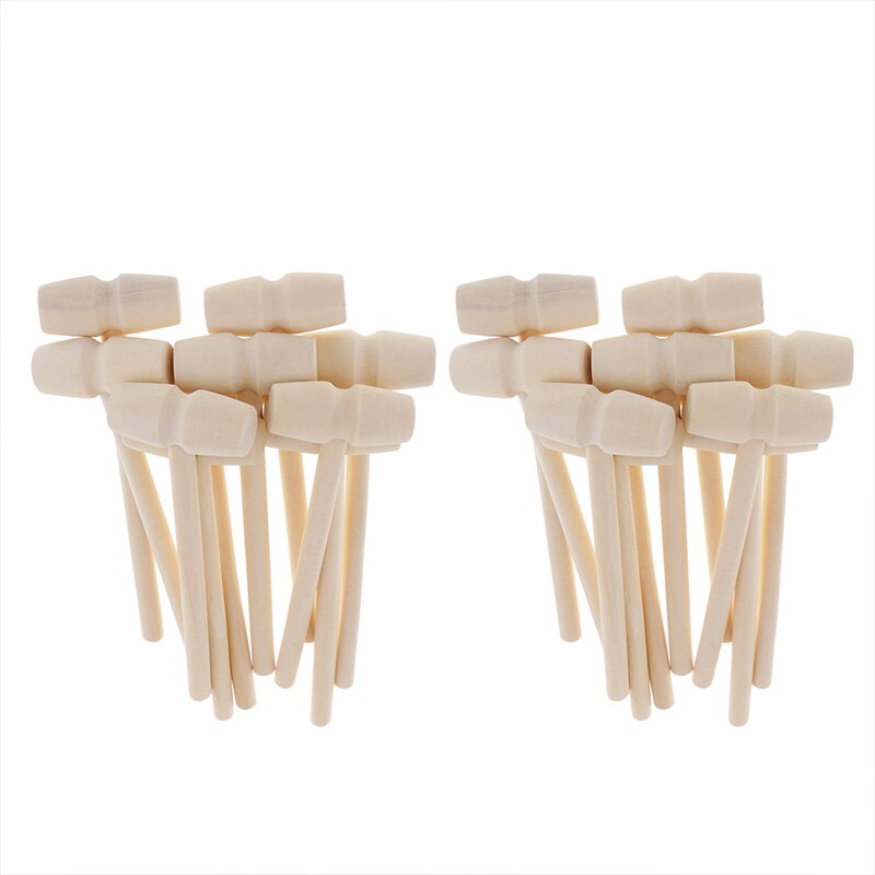 Multi Purpose Mini Wooden Hammers (10Pcs) Multi Purpose Mini Wooden Hammers (10Pcs)