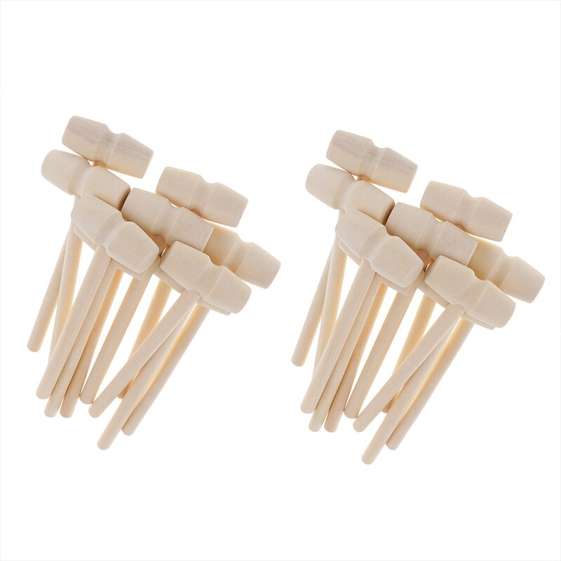 Multi Purpose Mini Wooden Hammers (10Pcs) Multi Purpose Mini Wooden Hammers (10Pcs)