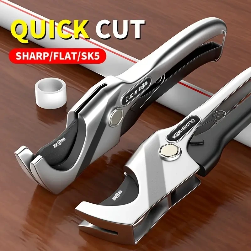 Multi-Purpose Pipe Cutter Non-Slip Water-Resistant Precision Cutting for Plastic & Rubber Tubing PVC Cutter Tool Hand