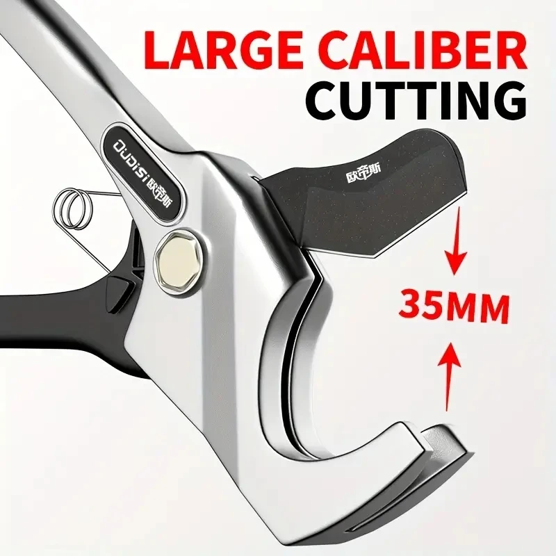 Multi-Purpose Pipe Cutter Non-Slip Water-Resistant Precision Cutting for Plastic & Rubber Tubing PVC Cutter Tool Hand