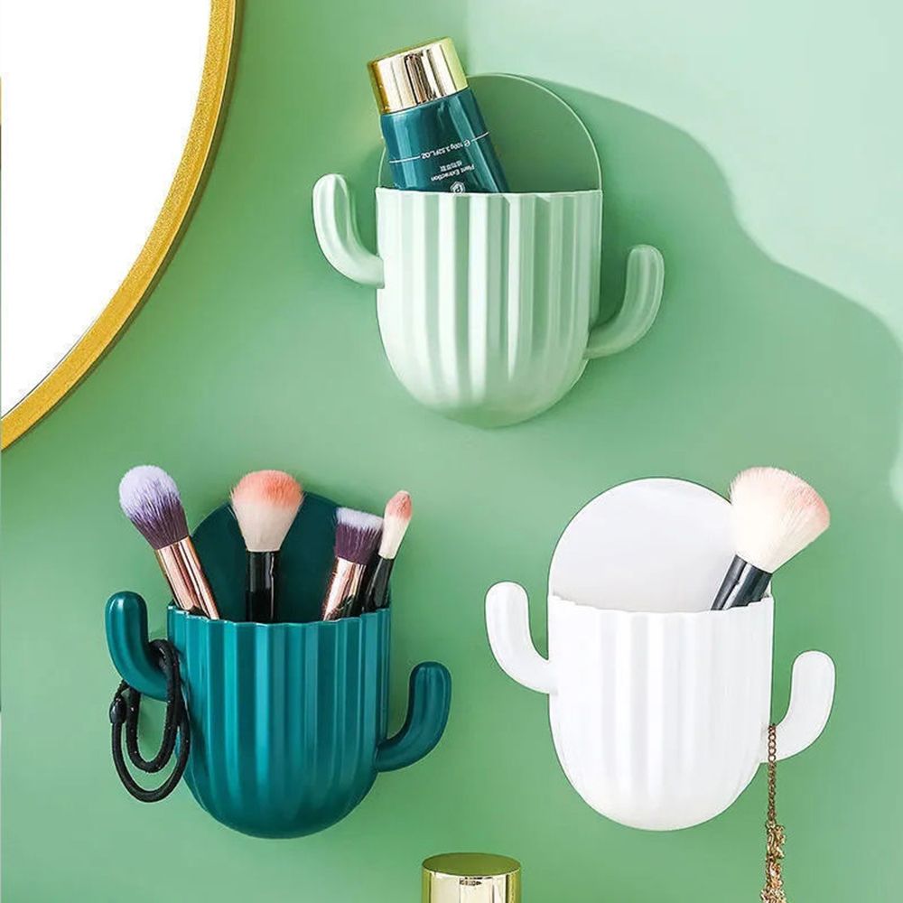 Multi Purpose Self Adhesive Wall Cactus Toothbrush Holder Multi Purpose Self Adhesive Wall Cactus Toothbrush Holder