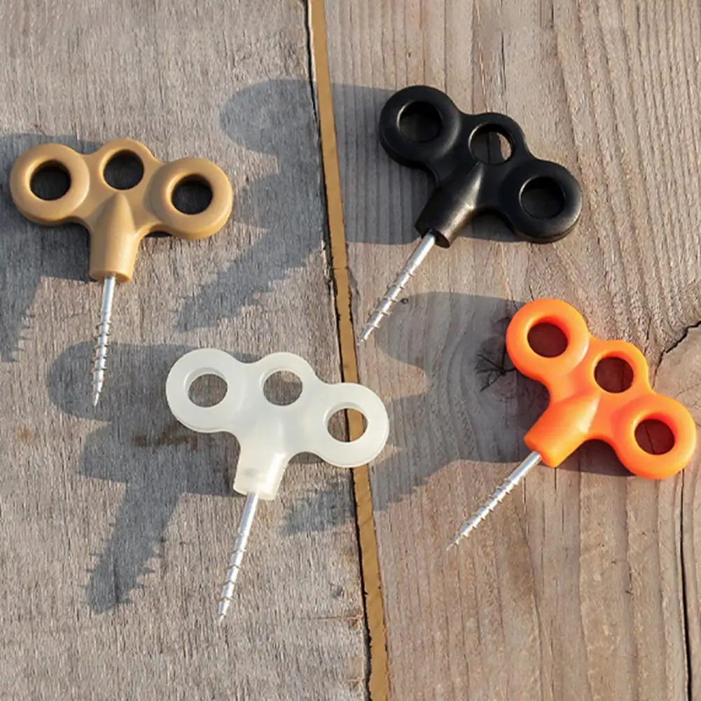 Multi-rope Fixing Ground Nails Stainless Steel Ground Anchors for Camping Hiking Trampoline Tents Heavy Duty for Outdoor Multi-rope Fixing Ground Nails Stainless Steel Ground Anchors for Camping Hiking Trampoline Tents Heavy Duty for Outdoor