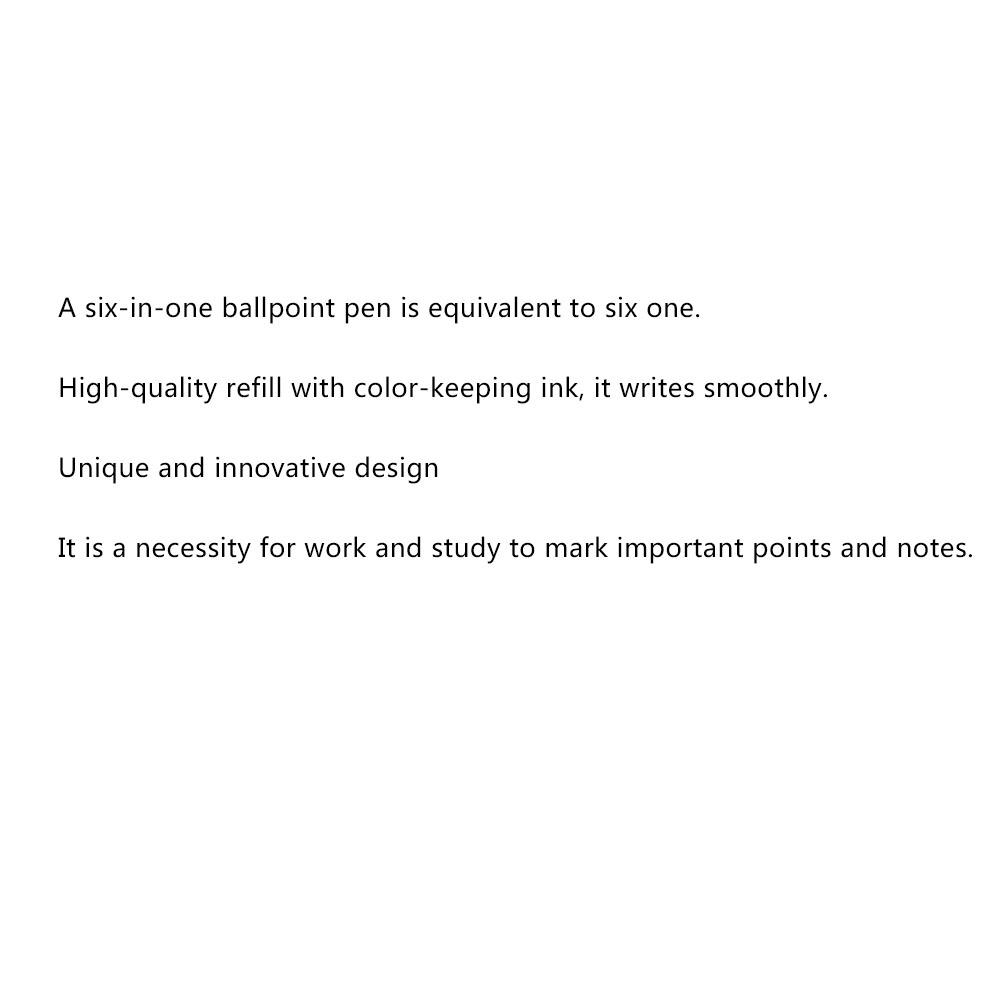 Multicolor Pen Ballpoint School Supply Multicolor Pen Ballpoint School Supply