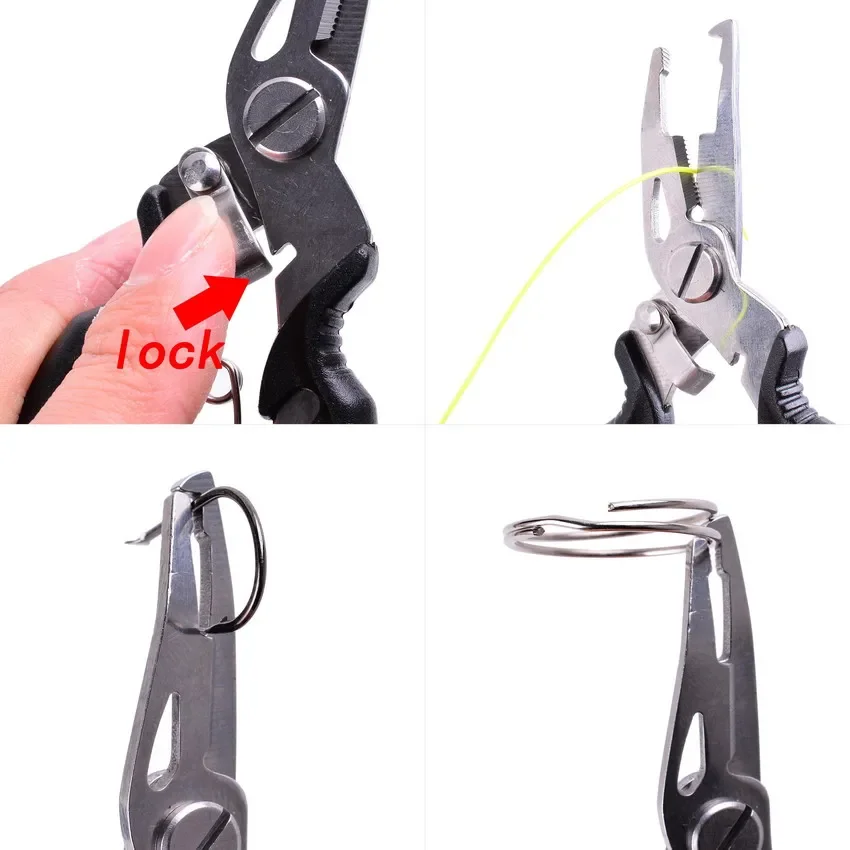 Multifunction Fishing Pliers Tools Accessories for Goods Winter Tackle Pliers Vise Knitting Flies Scissors Braid Set Multifunction Fishing Pliers Tools Accessories for Goods Winter Tackle Pliers Vise Knitting Flies Scissors Braid Set