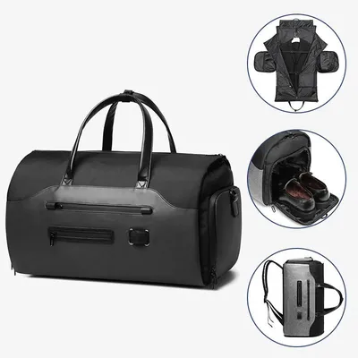 Multifunction Men Suit Storage Travel Bag Large Capacity Luggage Handbag Male Waterproof Travel Duffel Bag Shoes Pocket