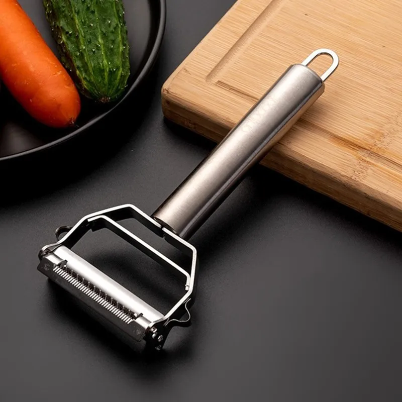 Multifunction Peeler Vegetable Fruit Peeler Stainless Steel Durable Potato Slicer Household Shredder Carrot Peeler