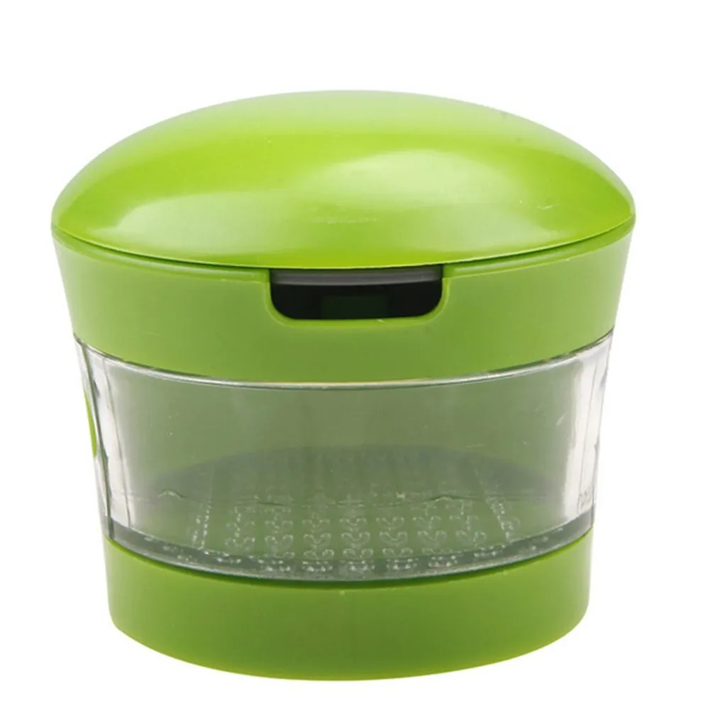Multifunction Plastic Garlic Press Presser Crusher Slicer Grater Dicing Slicing and Storage Kitchen Vegetable Tool