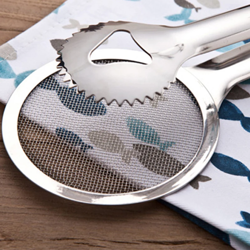 Multifunction Stainless Steel Sieve Filter Spoon Fried Food Oil Strainer Clip Multifunction Stainless Steel Sieve Filter Spoon Fried Food Oil Strainer Clip