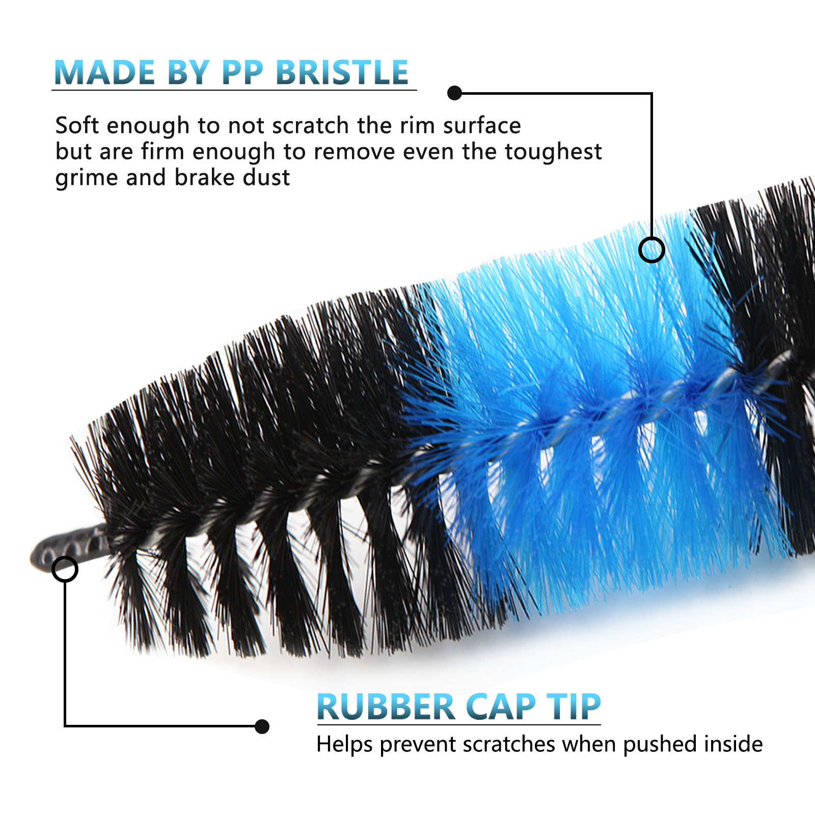 Multifunction Tire and Wheel Cleaning Brush Multifunction Tire and Wheel Cleaning Brush