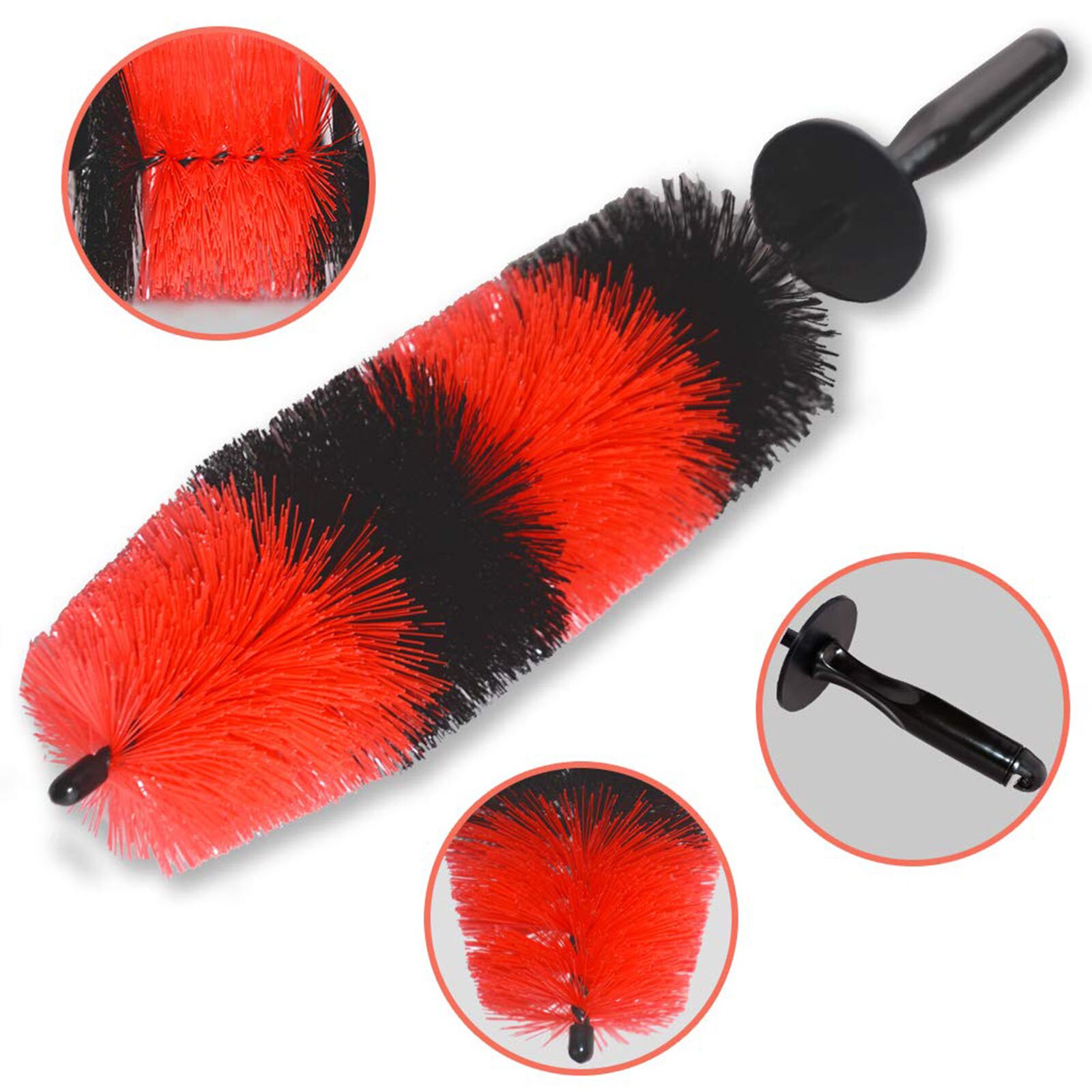 Multifunction Tire and Wheel Cleaning Brush Multifunction Tire and Wheel Cleaning Brush