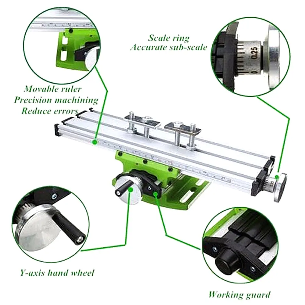 Multifunction Worktable Milling Machine Working Slide Table Vise Fixture Adjustment Worktable With Plat Nose Pliers For