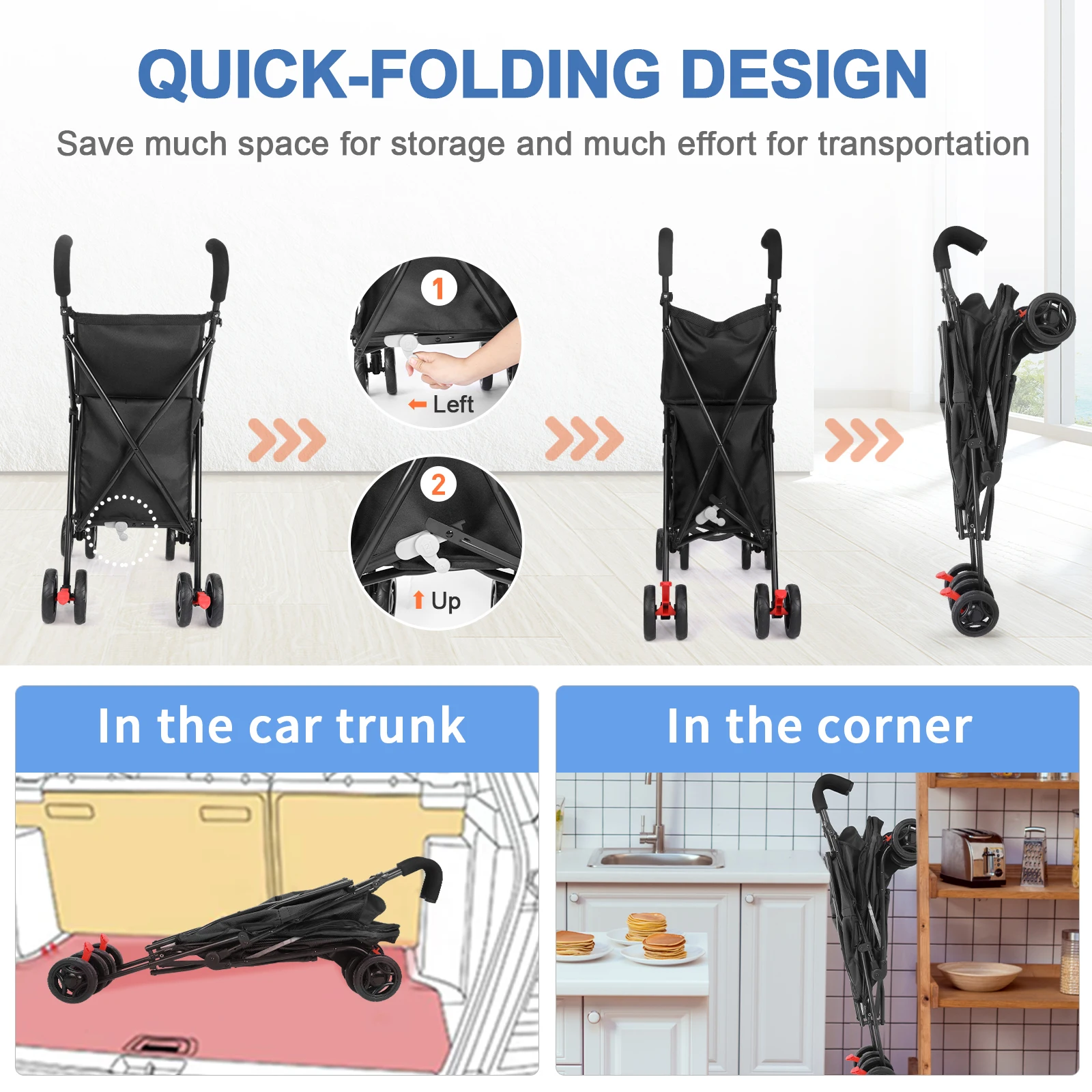 Multifunctional Cart Folding Portable Durable Lightweight Market Purchase Bag Trolley,Pet Stroller,For Picnic Multifunctional Cart Folding Portable Durable Lightweight Market Purchase Bag Trolley,Pet Stroller,For Picnic