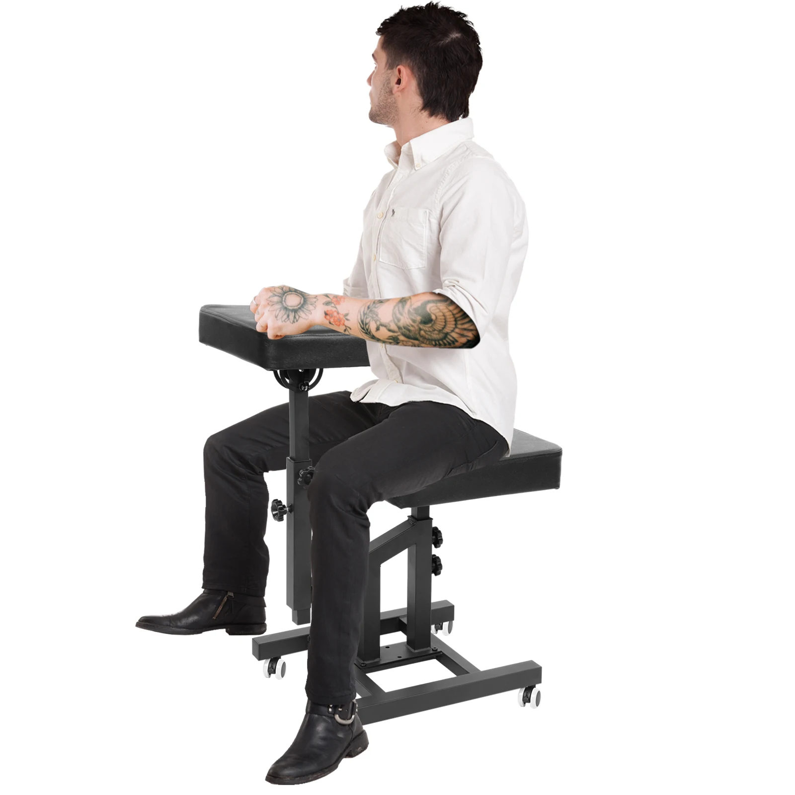 Multifunctional Chair with Armrest for Tattoo Artists Tattoo Chairs Arm Rest Armrest Stand with Foot Pads Ajustable