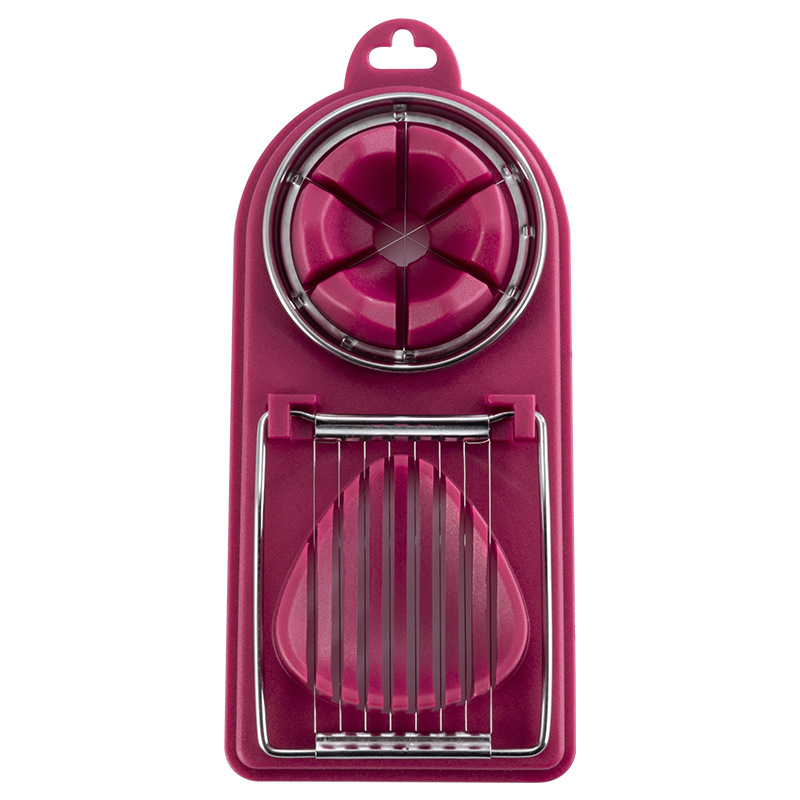 Multifunctional Egg Cutter Stainless Steel Egg Slicer Sectioner Cutter Mold Flower Shape Luncheon Meat Cutter