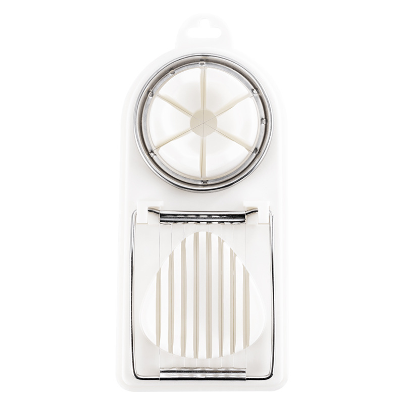 Multifunctional Egg Cutter Stainless Steel Egg Slicer Sectioner Cutter Mold Flower Shape Luncheon Meat Cutter