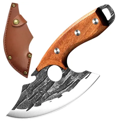 Multifunctional Kitchen Knife Stainless Steel Forged Knife Meat Cleaver Boning Knife with Bottle Opener Portable Pocket