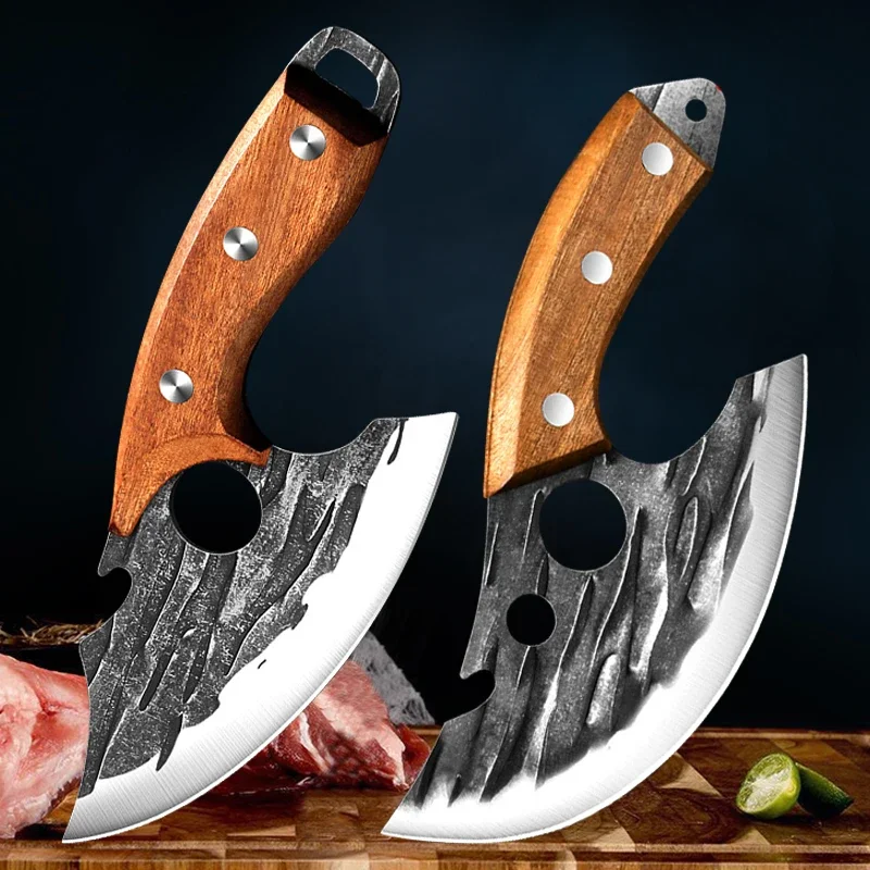 Multifunctional Kitchen Knife Stainless Steel Forged Knife Meat Cleaver Boning Knife with Bottle Opener Portable Pocket Multifunctional Kitchen Knife Stainless Steel Forged Knife Meat Cleaver Boning Knife with Bottle Opener Portable Pocket
