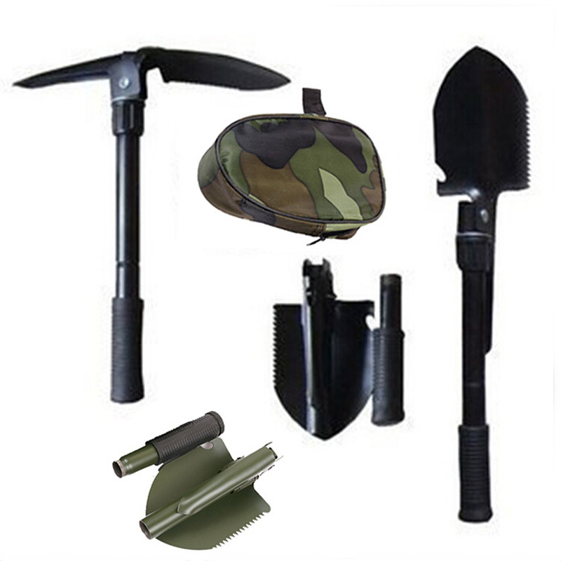 Multifunctional Military Folding Shovel Mini Garden Camping Shovels Outdoor Survival Pocket Tools Aluminium Alloy Handle Multifunctional Military Folding Shovel Mini Garden Camping Shovels Outdoor Survival Pocket Tools Aluminium Alloy Handle