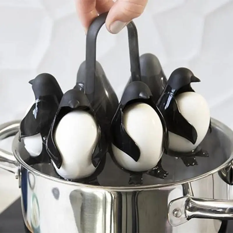 Multifunctional Penguin Shape Kitchen Egg Storage Rack Egg Cooker Refrigerator Storage Shelf Multifunctional Penguin Shape Kitchen Egg Storage Rack Egg Cooker Refrigerator Storage Shelf