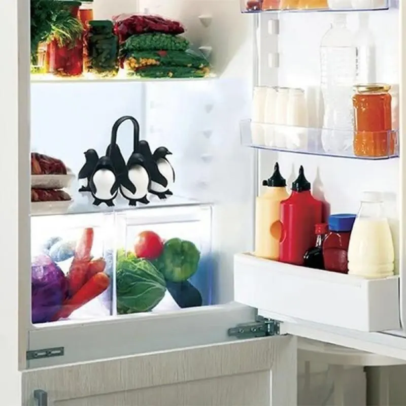 Multifunctional Penguin Shape Kitchen Egg Storage Rack Egg Cooker Refrigerator Storage Shelf Multifunctional Penguin Shape Kitchen Egg Storage Rack Egg Cooker Refrigerator Storage Shelf