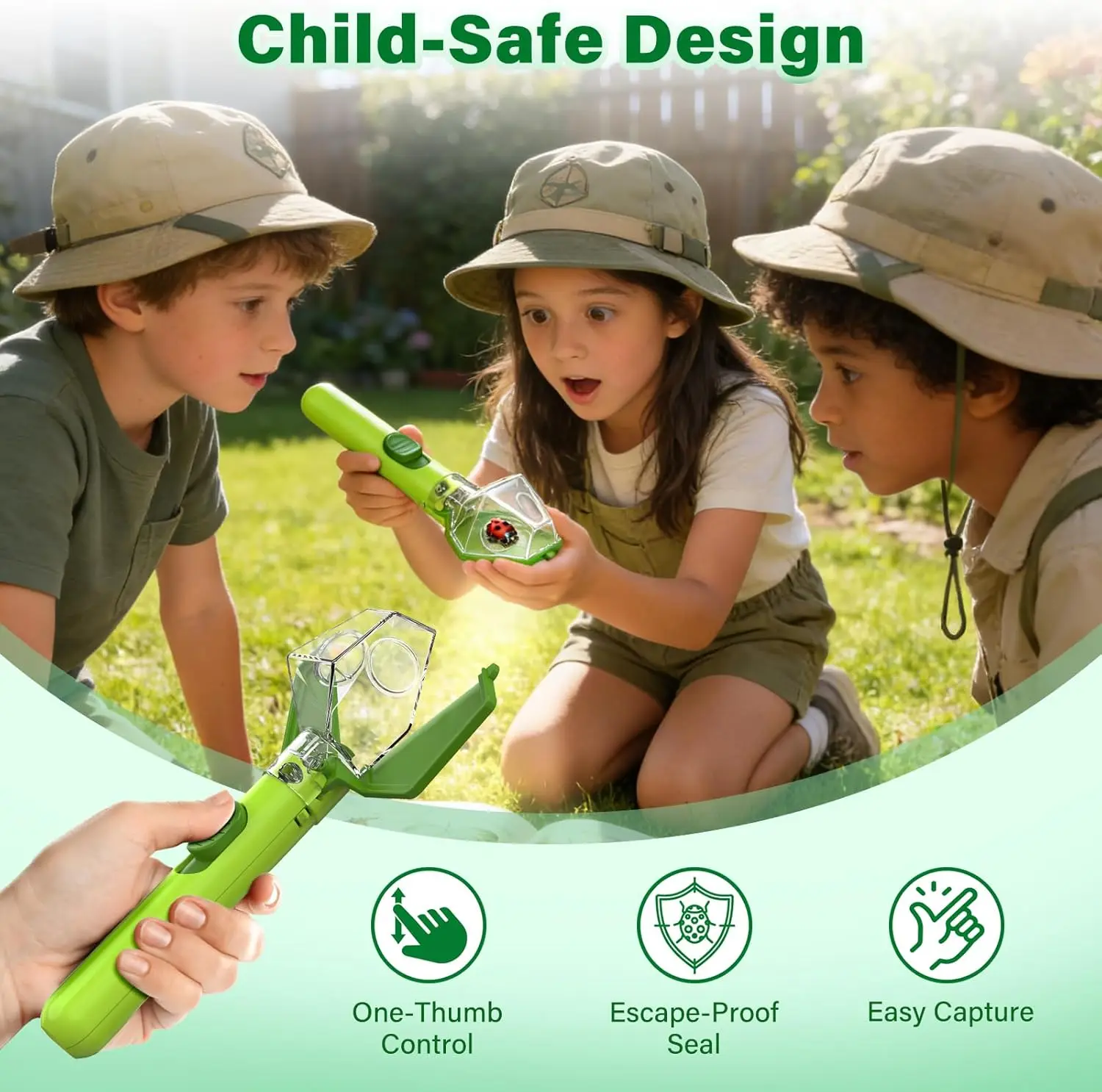 Multifunctional Portable Insect Catcher with 6X Magnifier Glass -Educational Exploration Tool for Indoor and Outdoor Multifunctional Portable Insect Catcher with 6X Magnifier Glass -Educational Exploration Tool for Indoor and Outdoor