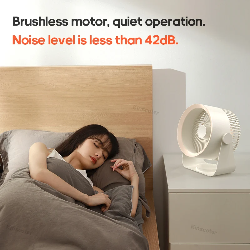 Multifunctional Rechargeable Electric Fan Circulator Wireless Portable Home Quiet Ventilator Desktop Wall Ceiling Fan