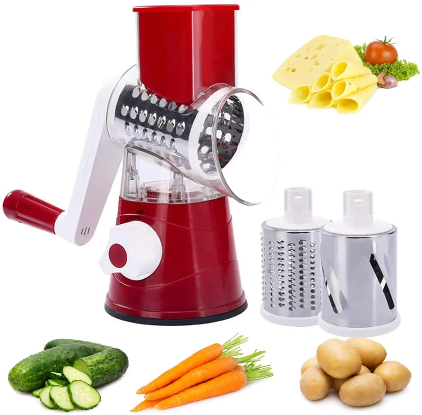 Multifunctional Roller Vegetable Cutter Hand Crank Home Kitchen Shredder Potato Grater Multifunctional Roller Vegetable Cutter Hand Crank Home Kitchen Shredder Potato Grater