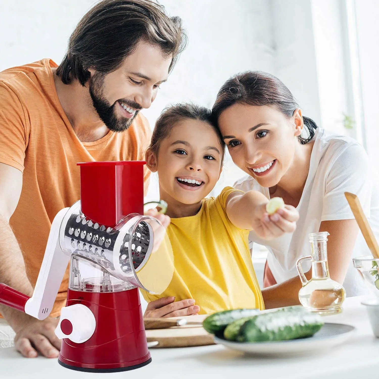 Multifunctional Roller Vegetable Cutter Hand Crank Home Kitchen Shredder Potato Grater Multifunctional Roller Vegetable Cutter Hand Crank Home Kitchen Shredder Potato Grater