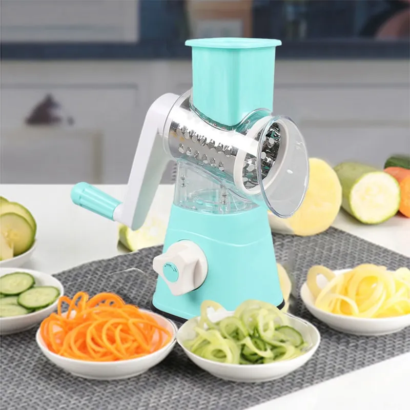 Multifunctional Roller Vegetable Cutter Hand Crank Home Kitchen Shredder Potato Grater Multifunctional Roller Vegetable Cutter Hand Crank Home Kitchen Shredder Potato Grater