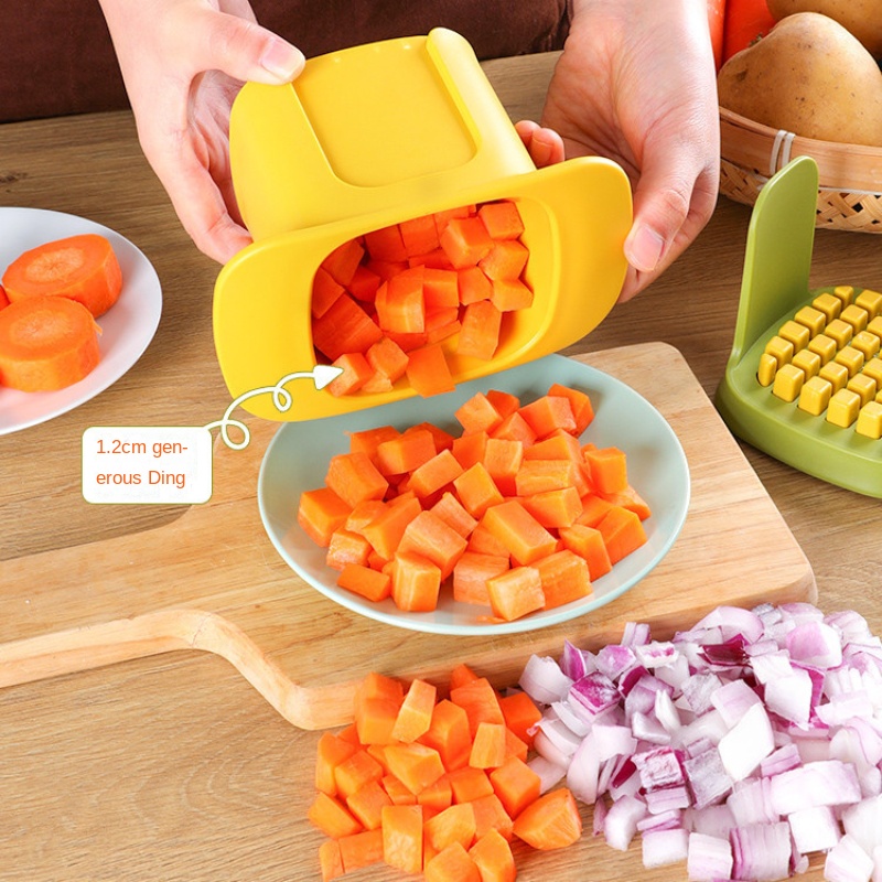 Multifunctional Vegetable Chopper French Fries Cutter Household Hand Pressure Onion Dicer Cucumber Potato Slicer