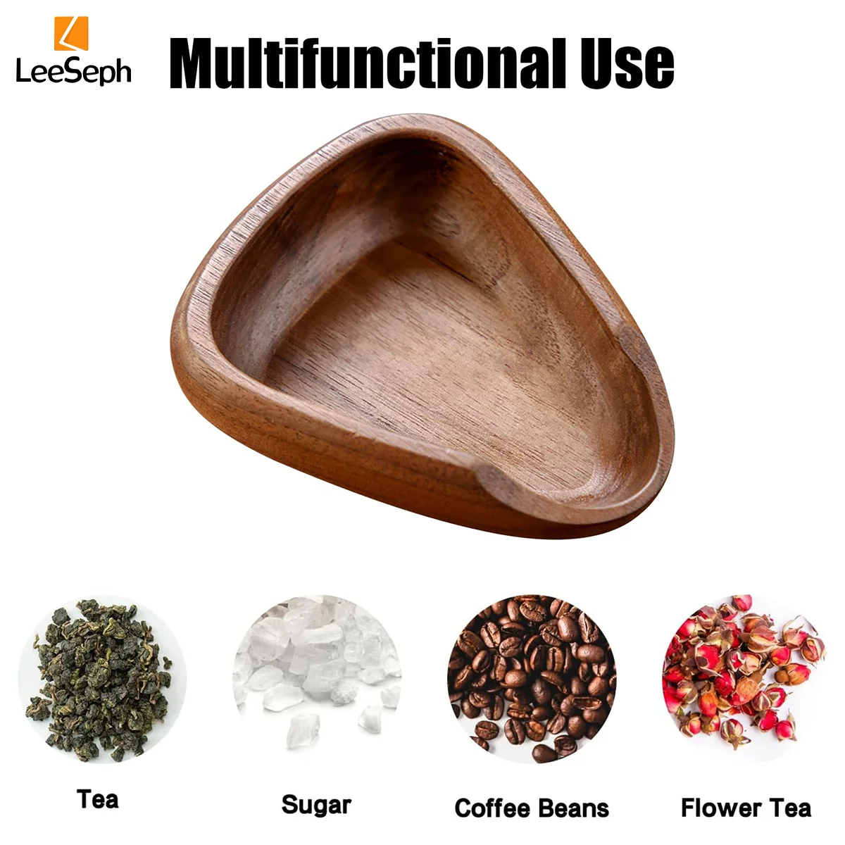 Multifunctional Wooden Coffee Bean Dosing Cup and Light Spray Bottle Barista Set for Enhance Brewing Coffee Experience