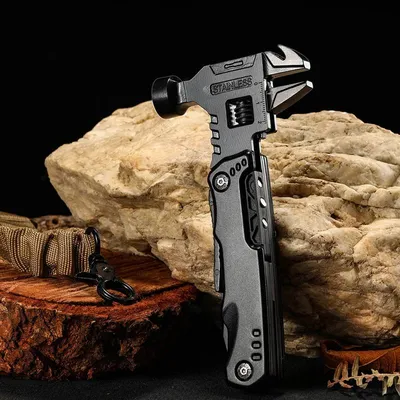 Multifunctional Wrench Hammer Knife Pliers Outdoor Camping Survival Tool Labor Saving Tool Stainless Steel Multi-tool Multifunctional Wrench Hammer Knife Pliers Outdoor Camping Survival Tool Labor Saving Tool Stainless Steel Multi-tool