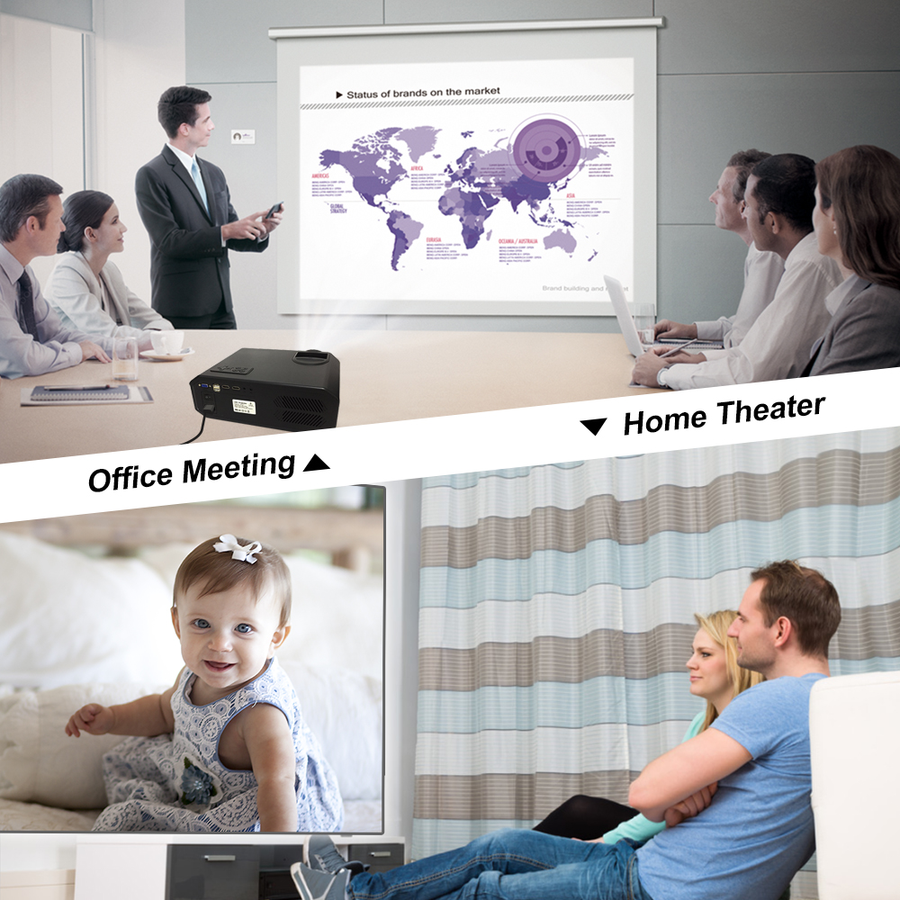 Multimedia Video LED HD Projector Multimedia Video LED HD Projector