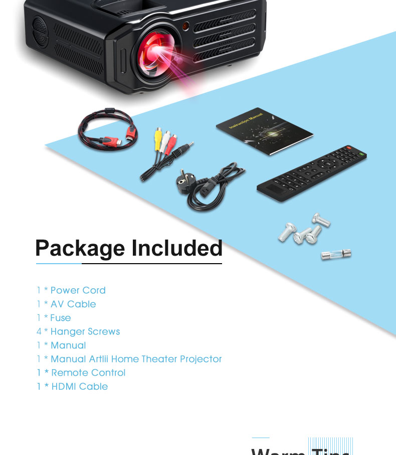 Multimedia Video LED HD Projector Multimedia Video LED HD Projector