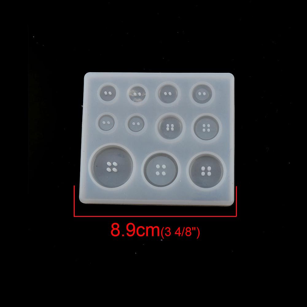 Multiple Slot Silicone Button Mold