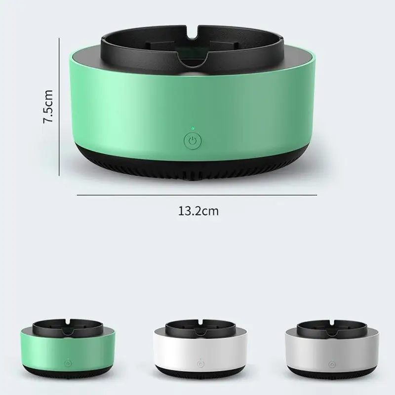 Multipurpose Ashtray with Air Purifier Function for Filtering Second-Hand Smoke From Cigarettes Remove Odor Smoking Multipurpose Ashtray with Air Purifier Function for Filtering Second-Hand Smoke From Cigarettes Remove Odor Smoking