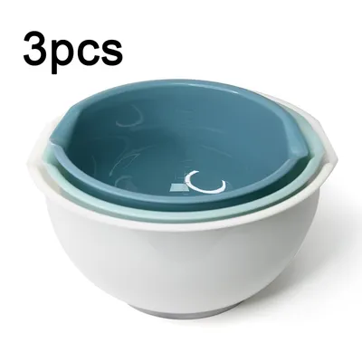 Multipurpose Plastic Mixing Bowls (3 Pcs)