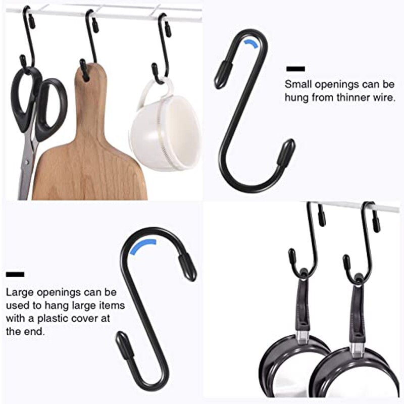 Multipurpose S Hanging Hooks (10 Pcs)