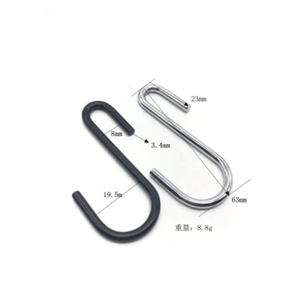 Multipurpose S Hanging Hooks (10 Pcs)