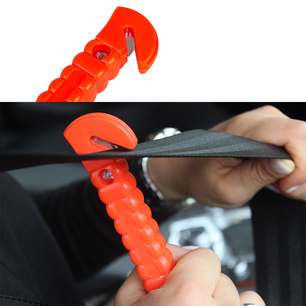 Multipurpose Seatbelt Cutter Accident Survival Tool