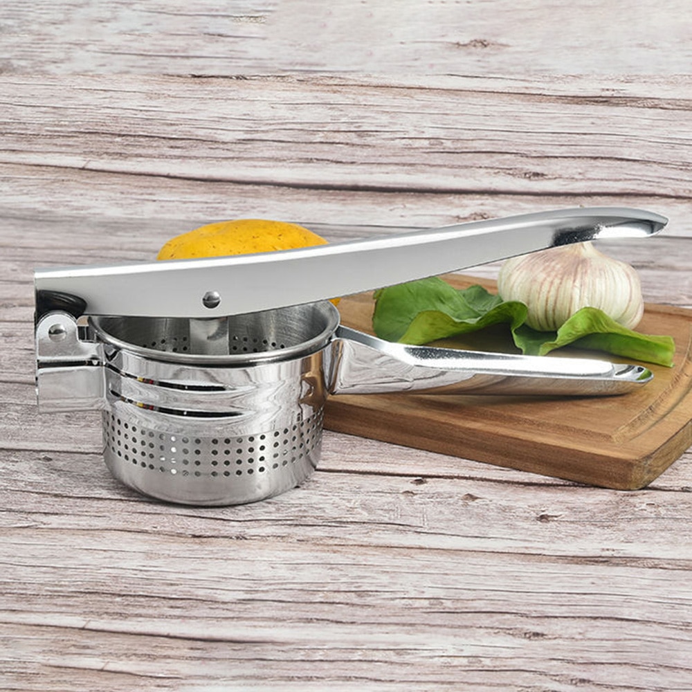 Multipurpose Stainless Steel Potato Ricer and Fruit Squeezer Multipurpose Stainless Steel Potato Ricer and Fruit Squeezer