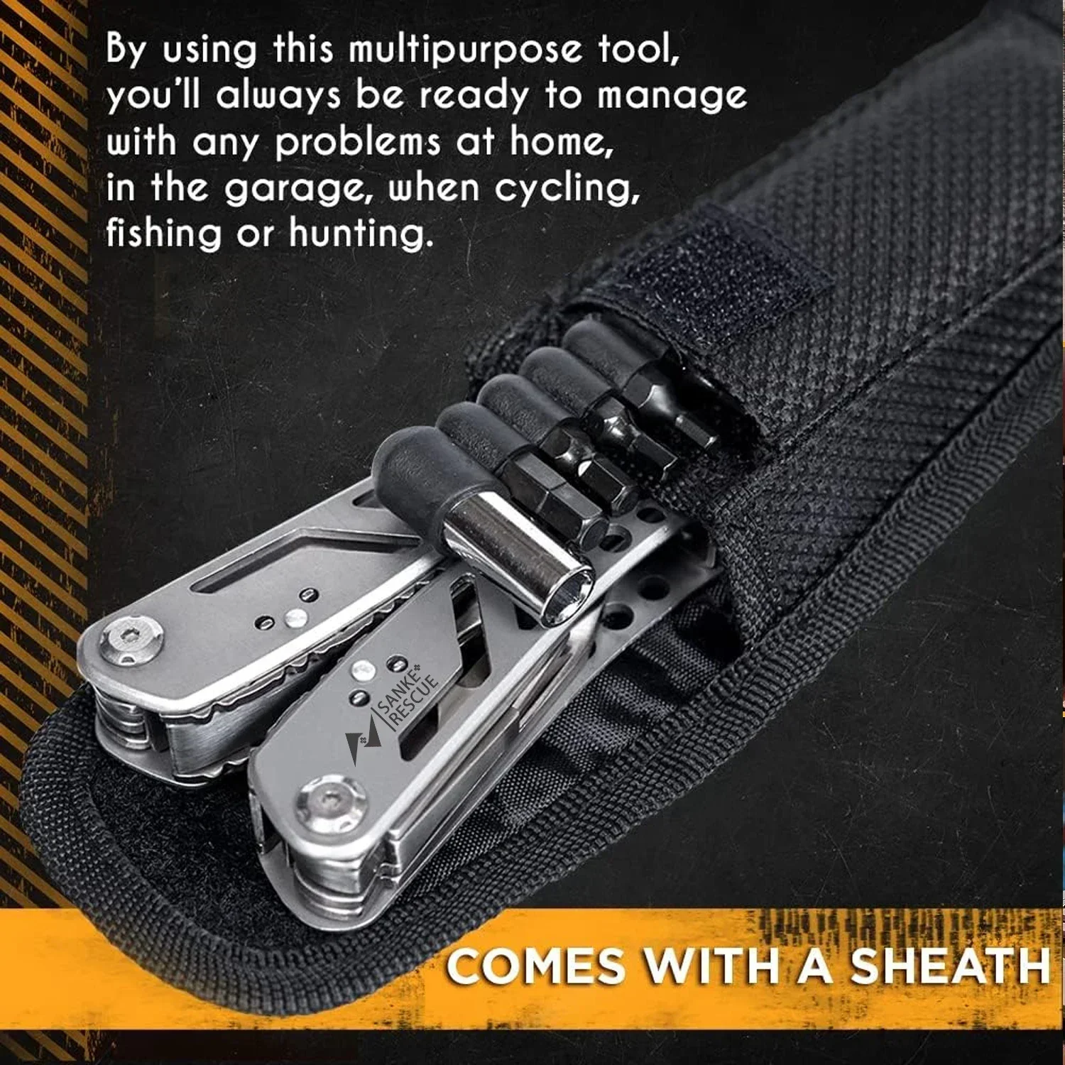 Multitool 24-in-1 Multitools Pliers with ​Professional Multi-tool for Survival Camping and Hunting Gifts for Men Dad