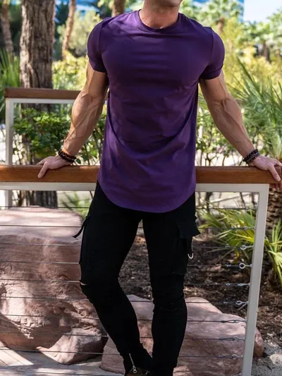 Muscle Fitness T-shirt Summer Men's Athleisure Workout short sleeve T-shirt High Quality cotton Men T-shirt Gym Sport Muscle Fitness T-shirt Summer Men's Athleisure Workout short sleeve T-shirt High Quality cotton Men T-shirt Gym Sport