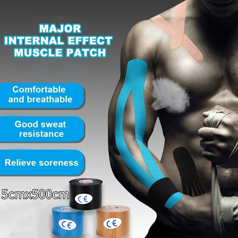 Muscle Patch Sports Bandage Athlete Rehabilitation Tape Intramuscular Pain Relieving Knee Protection Fitness Bandage