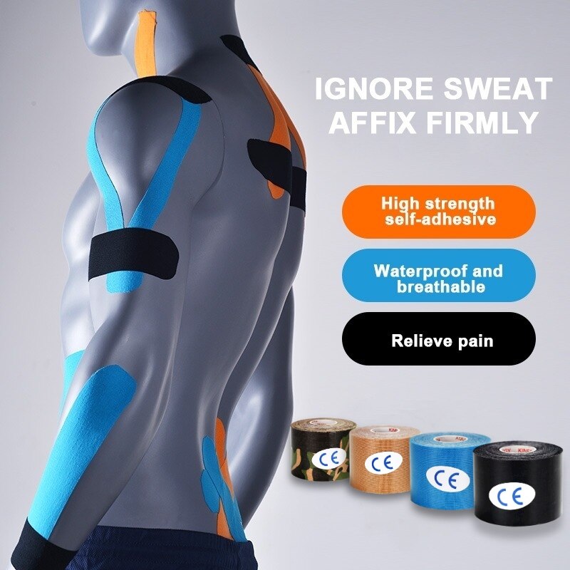 Muscle Patch Sports Bandage Athlete Rehabilitation Tape Intramuscular Pain Relieving Knee Protection Fitness Bandage