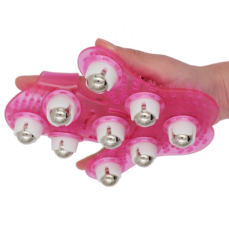 Muscle Relief Massage Glove with Rollers