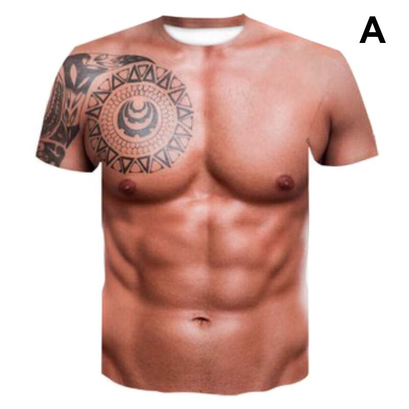 Muscular Body Six Pack T Shirt