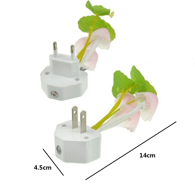 Mushroom LED Light Plug Lamp